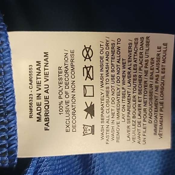 Nike Women's Stock Short Sleeve Softball Windshirt Royal Blue and Black Top , M - Picture 6 of 9